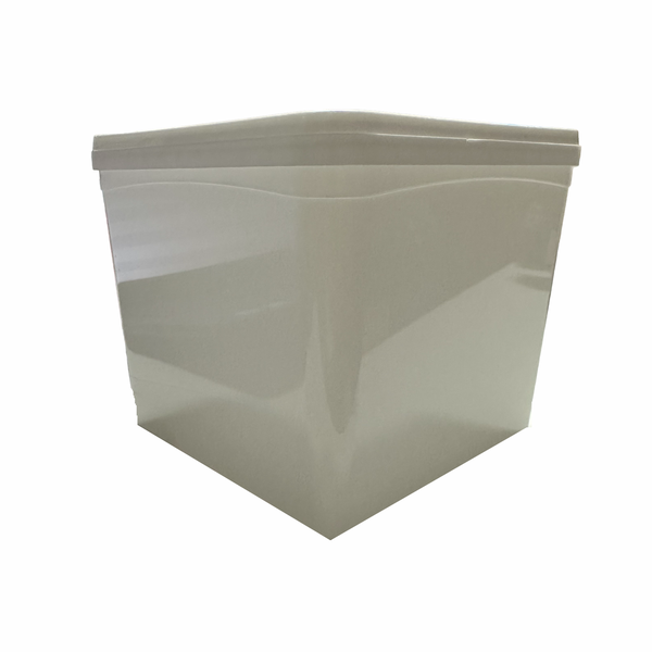 5L Ice Cream Storage Container With Lid - White