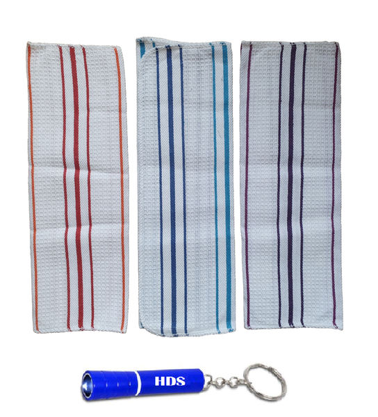Everyday New Swap 100% Cotton Dish Cloths with HDS Branded Torch