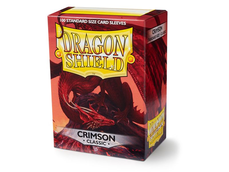 Dragon Shield Classic Crimson Sleeves