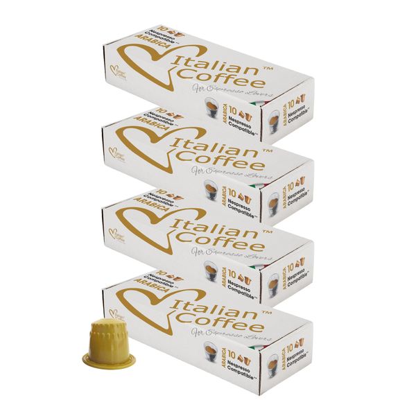 Italian Coffee Arabica Nespresso Compatible Capsules - 40