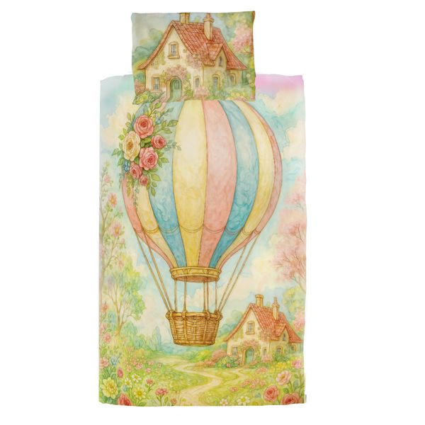 Scenes from Wonderland Air Balloon Cot Set