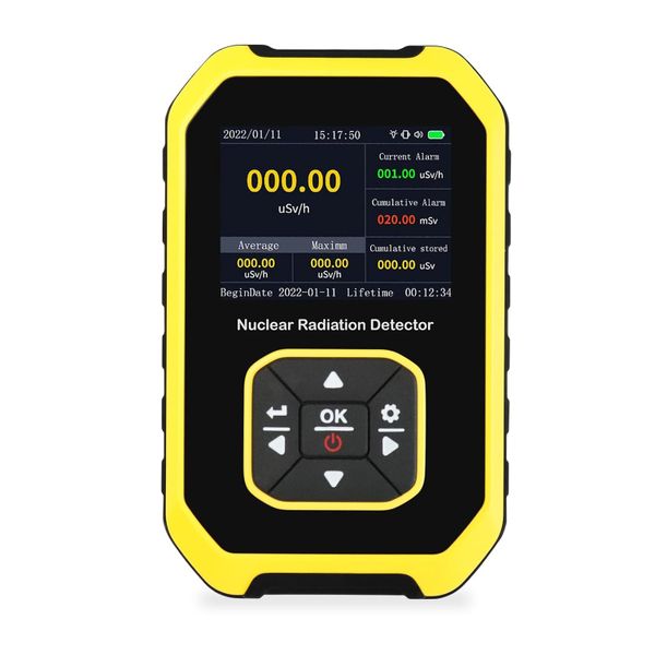 Geiger Counter Nuclear Radiation Detector Radiation Dosimeter with Display