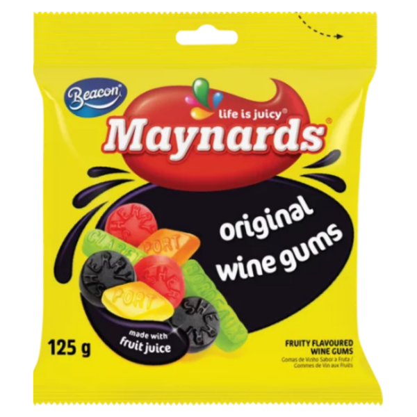 Maynards Original Wine Gum 125g - 24 Pack