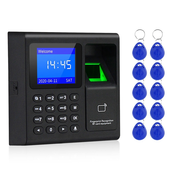 Fingerprint Attendance Machine+10 Cards Access