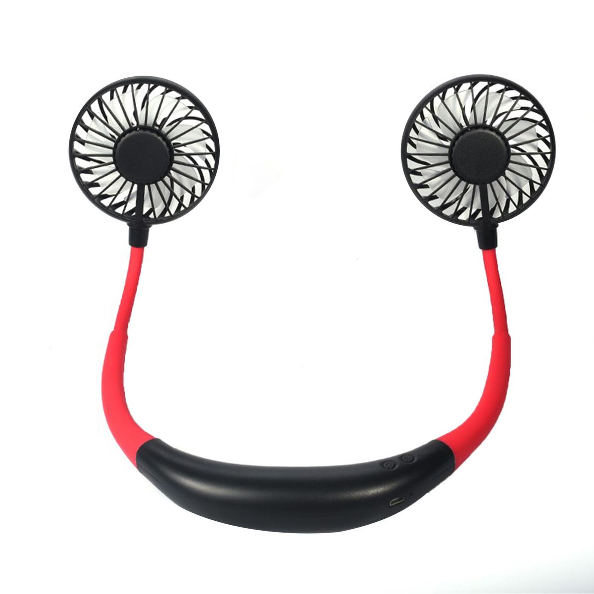 Portable Rechargeable 2000mAh Mini Hands-Free Adjustable Neck Fan