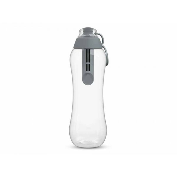PearlCo Water Bottle with Filter Cartridge 0,5 Litre – Grey