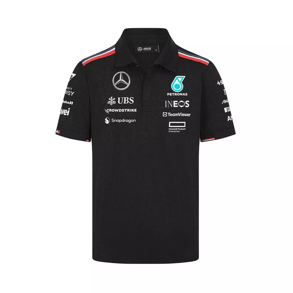 Mercedes-AMG Petronas F1 2024 Team Polo Shirt - Black
