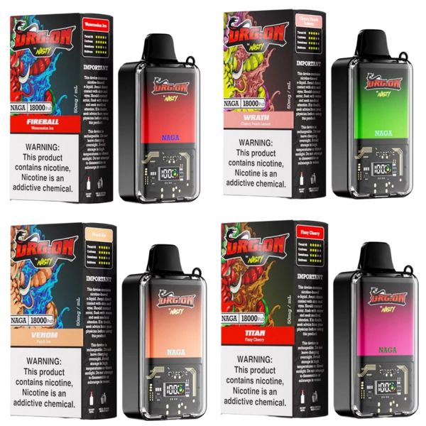 Nasty Dragon 18000 Puffs Disposable Vape - Frankie Combo (Pack of 4)