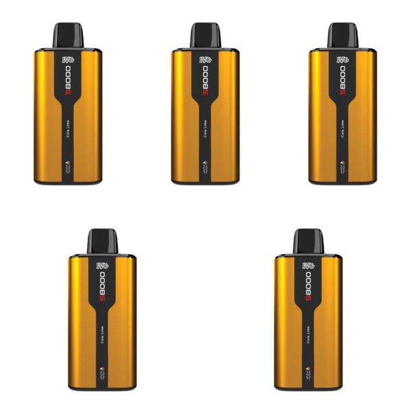 IVG S8000 Disposable Vape - Cola Lime (Pack of 5)
