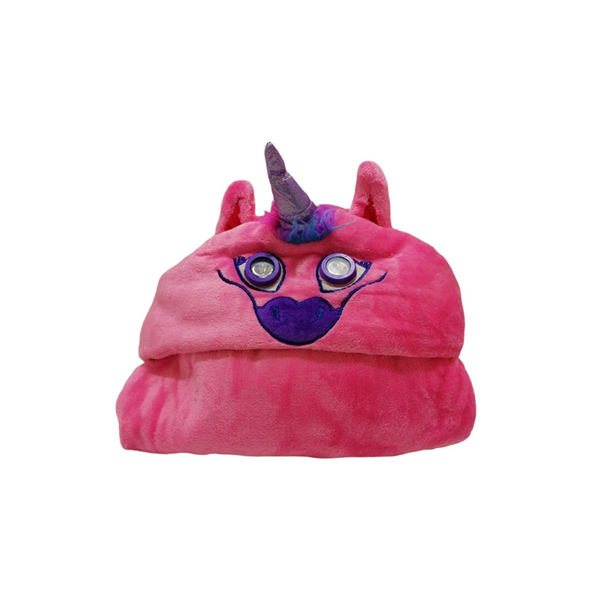 Children's Ultra Cloak Hooded Blanket With LED Light DC-126
