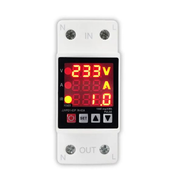 Lear 2P 63A Voltage With KWH Protection