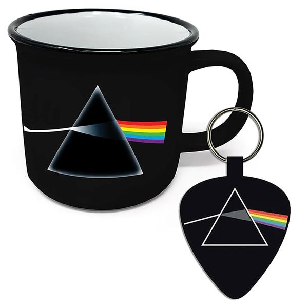 Pink Floyd (Dark Side of the Moon) Campfire Mug &amp; Keychain Set