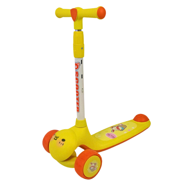 Cute Adjustable Height Kick Scooter for Kids/Toddlers