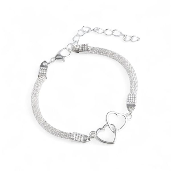 Women's Stainless Steel Connector Chain Bracelet
