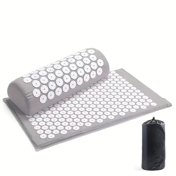 Acupressure | Mat and Pillow Set | Pain Relief and Muscle Relaxation