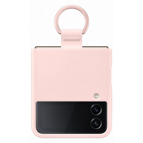 Samsung Original Silicone Cover With Ring For Galaxy Z Flip 4 - Pink