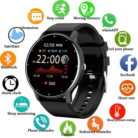 Smart sport watch heart rate online