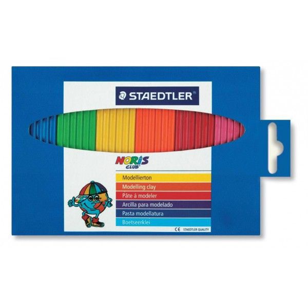 Staedtler Noris Club Modelling Clay - 6 Colours