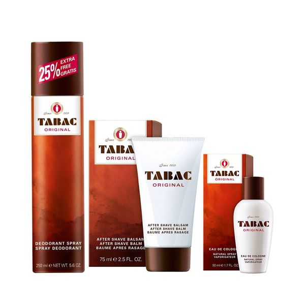 Tabac Original EDC 50ml + Aftershave Balm 75ml + Deo Spray 250ml