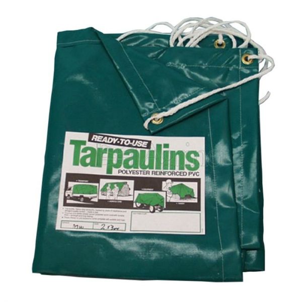 Protarp - PVC Tarpaulin - 550g 2X3m - Green - 2 Pack