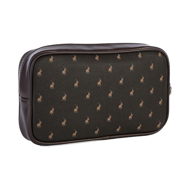 Polo Iconic Accessories 8 Card Slot E- Pouch Wallet - Brown