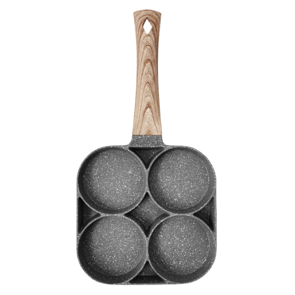 Flat Bottom 4in1 Gourmet Ceramic Omelette Frying Pan