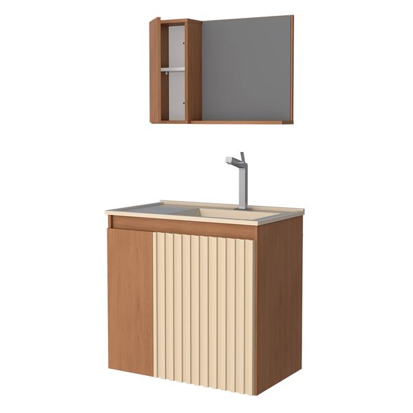 Camomila Wooden Bathroom Vanity Kit