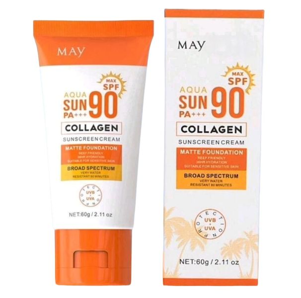 May Aqua Sun Collagen Sunscreen - 60g