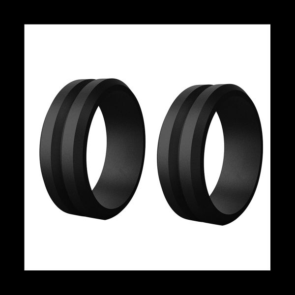 8mm Popular 7-14 Size for Men Women Cool Rings Wedding Ring 2PCS, 14