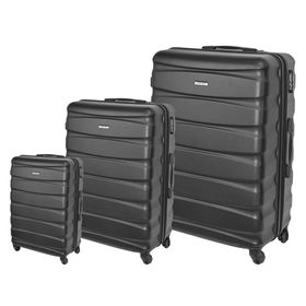 GALAXIA 3-Piece Navy Luggage Set Hard-Shell Shop Get it