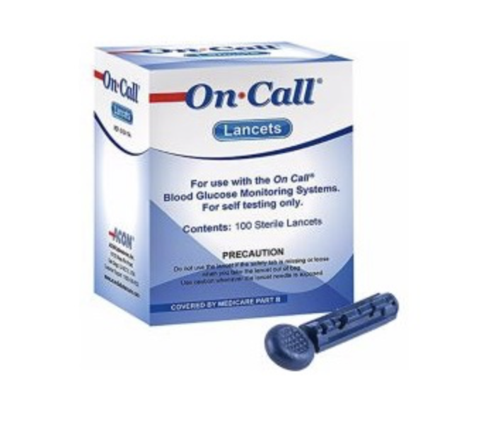 On Call Lancets (100's)