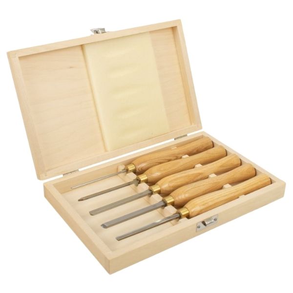 Tork Craft - Chisel Set / Wood Turning Chisel Set - 5 Piece