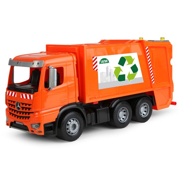 LENA Toy Garbage Truck XL WORXX Mercedes Arocs Replica 52 x 19.5 x 26cm