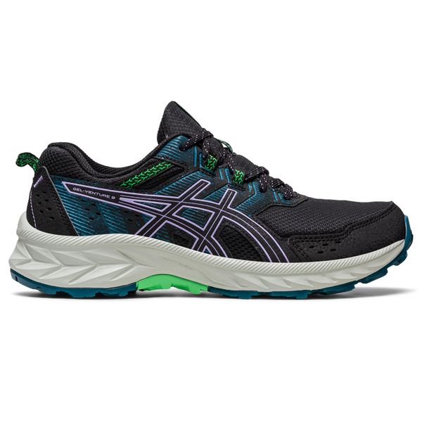 ASICS Women's Gel-Venture 9 Trail Running Shoes - Black/Digital Violet