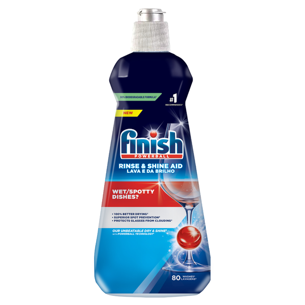 Finish Regular Dishwasher Rinse Aid -(2x 400ml)