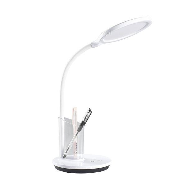 Stylish 7W LED Desk Lamp with Clutter-free Organizer&amp; Atmosphere Background