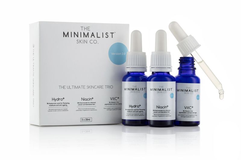 1% Hyaluronic Acid, 10% Niacinamide, 1% Vitamin C - Serum 3 pack