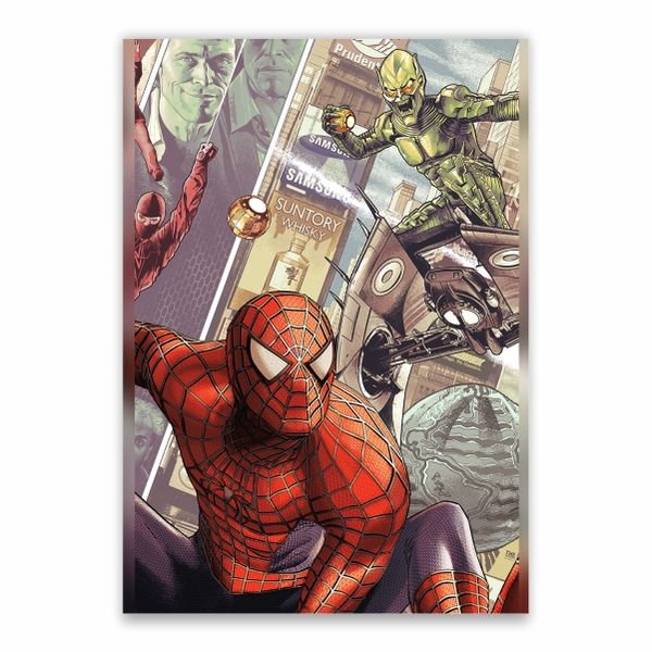 Green Goblin And Spider-Man Poster - A1