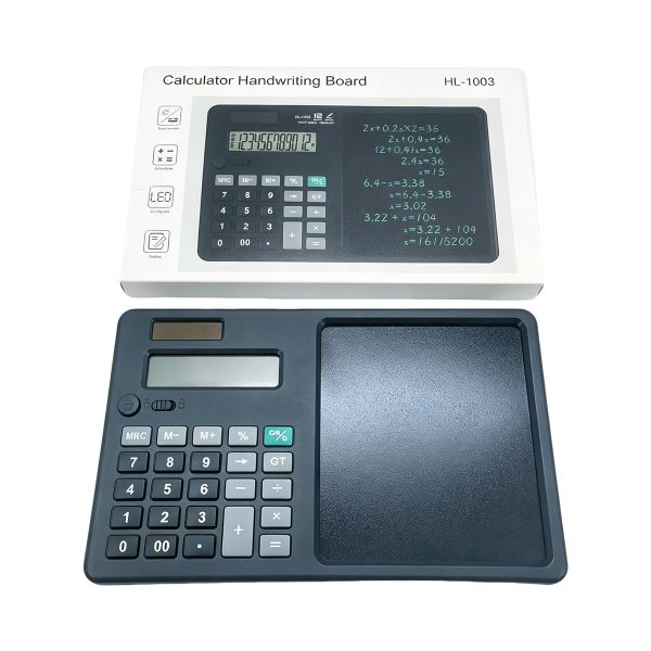 Multifunction Calculator Handwriting Pad, Reusable Desk Notepad