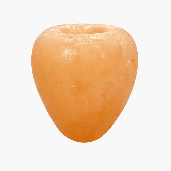 Himalayan Rock Salt Apple Shaped Candle Holder | AW