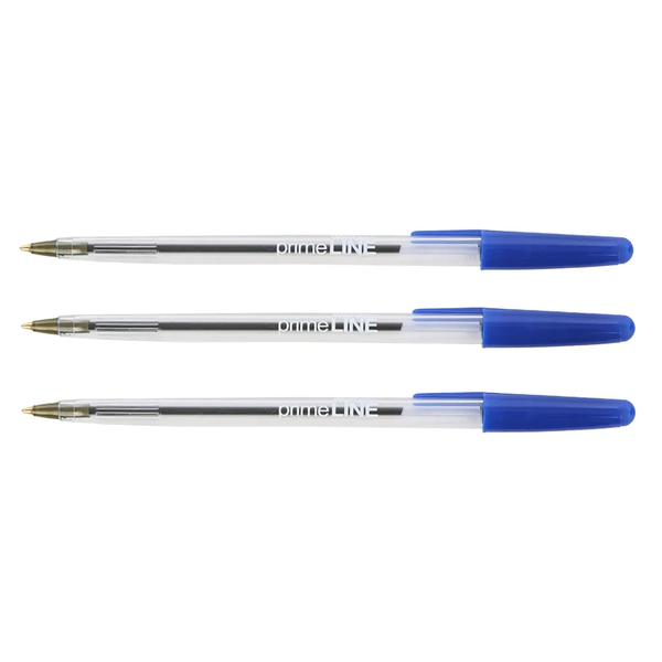 Primeline- Ballpoint Pen 1.0mm (Set of 3) 8×