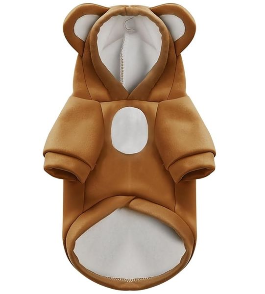Small Dog Hoodie, Soft Warm Fleece Puppy Sweater for Fall and Winter