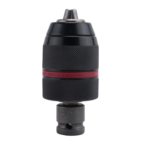 1.5-13Mm Keyless Drill Chuck 1/2Inch-20UNF with SDS-Plus Shank 1/4Inch Hex