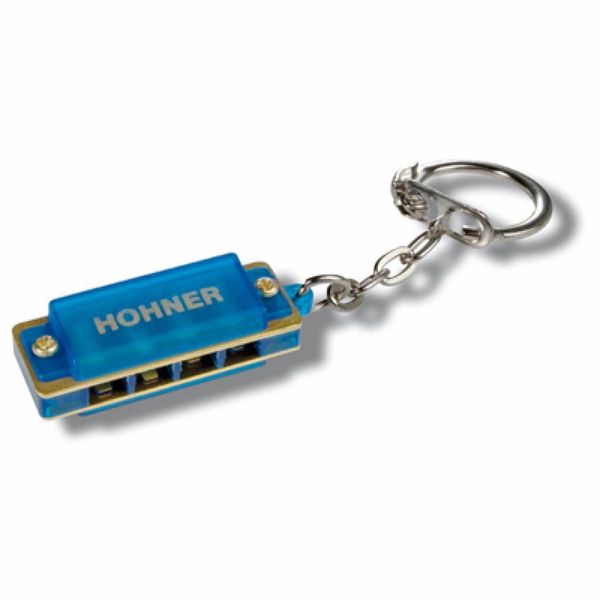 Hohner Mini Harp Keyring in Blue