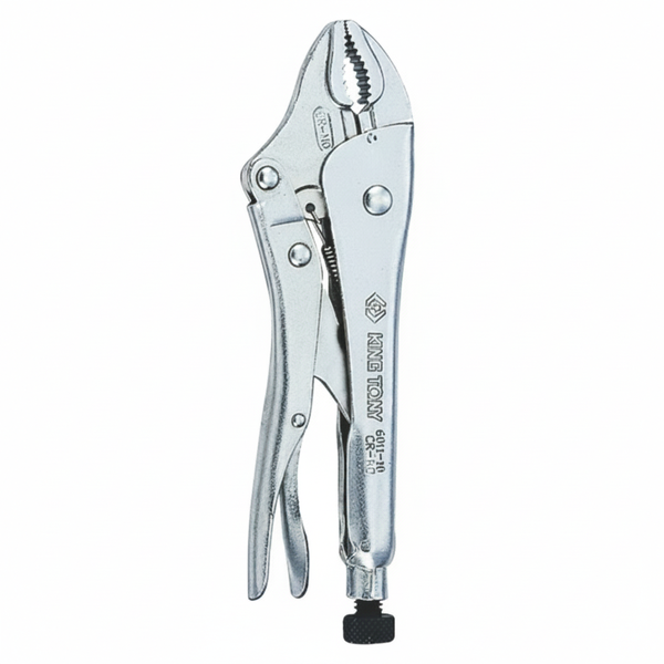 King Tony 250mm Curved Jaw Locking Plier for Secure Gripping