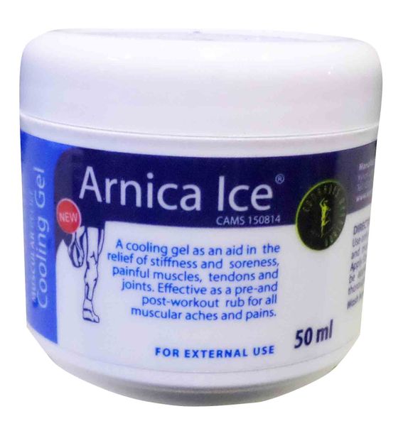 Arnica Ice - Cooling Gel 50ml, (Tub) x 4