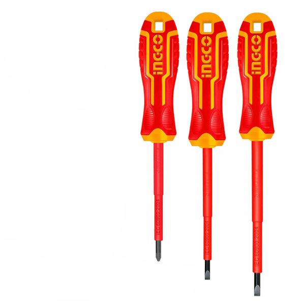 Ingco - 3 Piece Insulated Screwdriver Set
