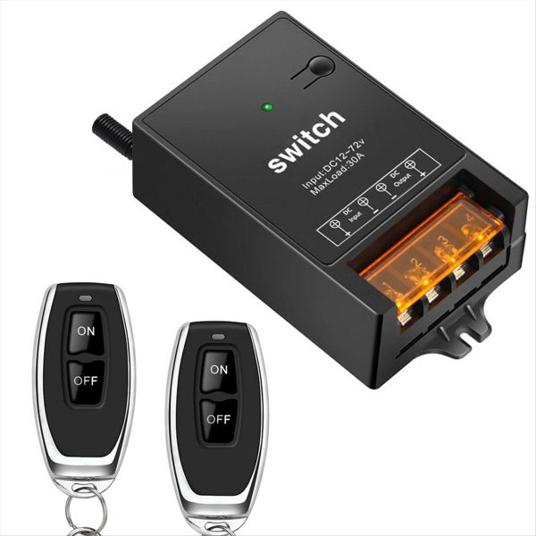 12V Remote Control Switch For Lights Lamps Fans