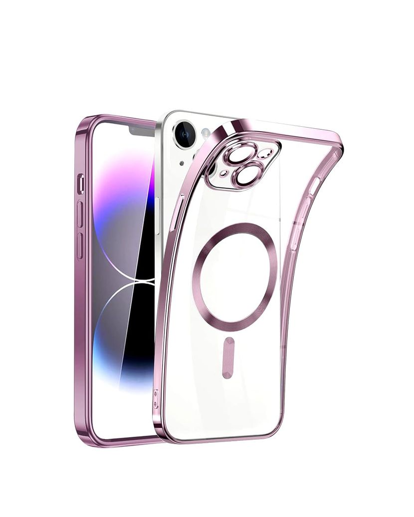 Electroplated Edge Soft Case For Iphone 13 - Rose Gold | Shop Today ...