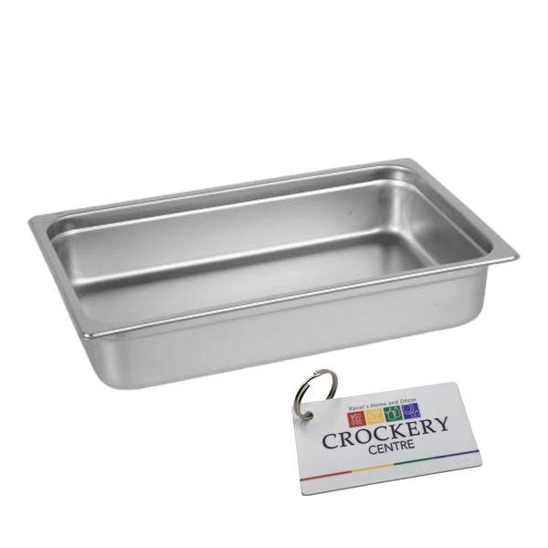 Stainless Steel Insert Full 100mm Catering Equipment + Keyring
